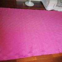 Tappeto cotone colore rosa fucsia 