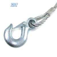 CAVO D'ACCIAIO RIMORCHIO CON DOPPIO GANCIO