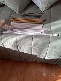 Cannucce per tendine ottone e bianche