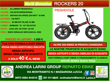 Ebike World Dimension Rockers Fat