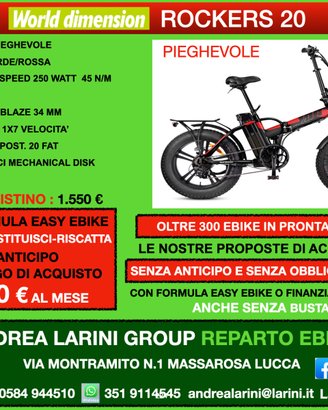Ebike World Dimension Rockers Fat