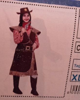 Costume vestito cow girl