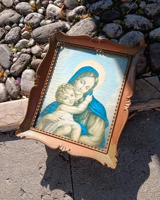 quadro con immagine madonna