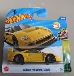 HOT WHEELS FERRARI F40 COMPETIZIONE GIALLA 2025