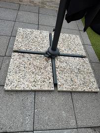 Piastrelle zavorra ombrellone 50x50cm