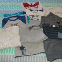 Stock di vestiti bambini 18 mesi