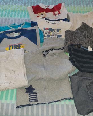 Stock di vestiti bambini 18 mesi