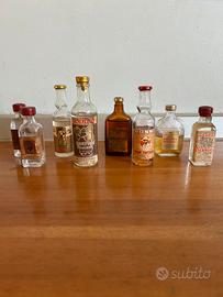 Set 8 bottigliette mignon anni ‘60 - ‘70