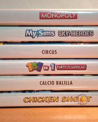 Set giochi WII Nintendo 
