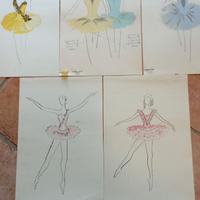 Schizzi per numeri di balletto da concerto. Anni'7