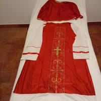 Vestito cardinalizio per carnevale