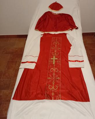 Vestito cardinalizio per carnevale