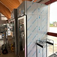 Frigo ventilato acciaio inox a colonna