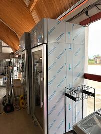 Frigo ventilato acciaio inox a colonna