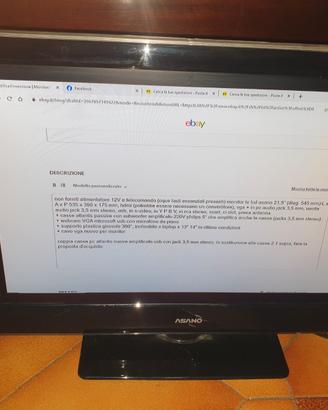 TV +Casse jack 3.5 amplificate Webcam usb + Supp