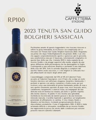 Cassa in legno Sassicaia DOCG 6 bottoglie 0,75