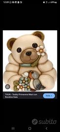 Thun MAXI teddy primavera con rondine Gaia