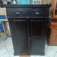 Mobile-armadio a due ante, in castagno