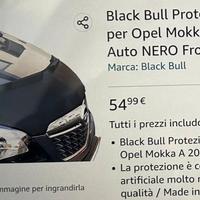 OpeMokka 2012 2019 protezione cofano