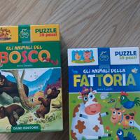 puzzle 28 pezzi con libro