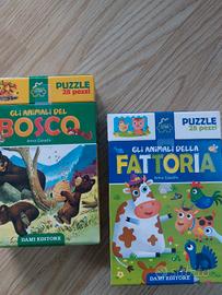 puzzle 28 pezzi con libro