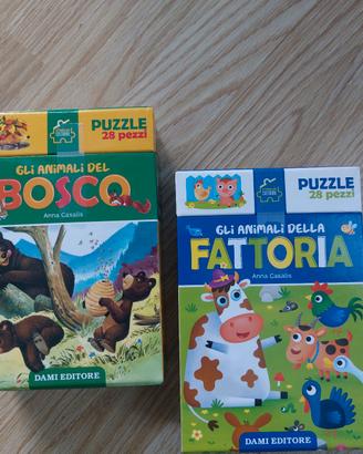 puzzle 28 pezzi con libro