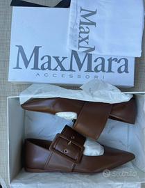 Ballerine MaxMara in cuoio