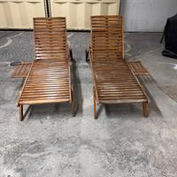 lettino legno giardino 