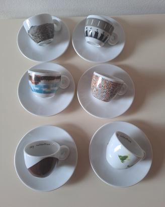 Illy collection set 6 tazzine caffè 2001 Ps1 MoMA