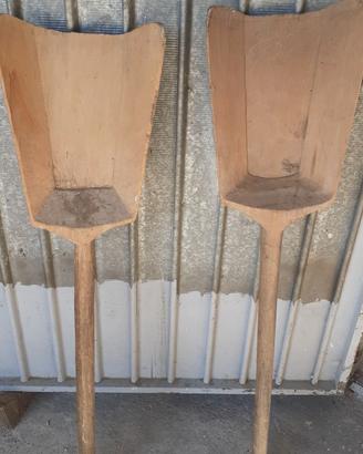 2 pale in abete da aia