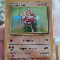 carta Pokémon hitmonchan olografica