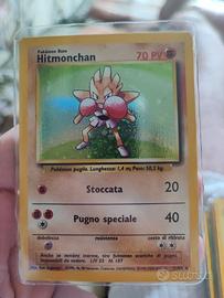 carta Pokémon hitmonchan olografica