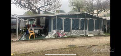 Veranda roulotte