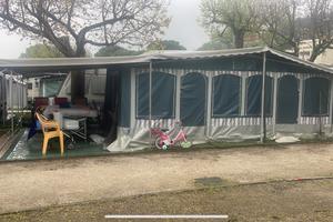 Veranda roulotte