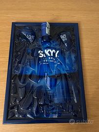 Quadro con bottiglia effetto explosion