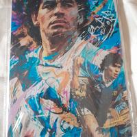 quadretto collezione maradona stampa su legno