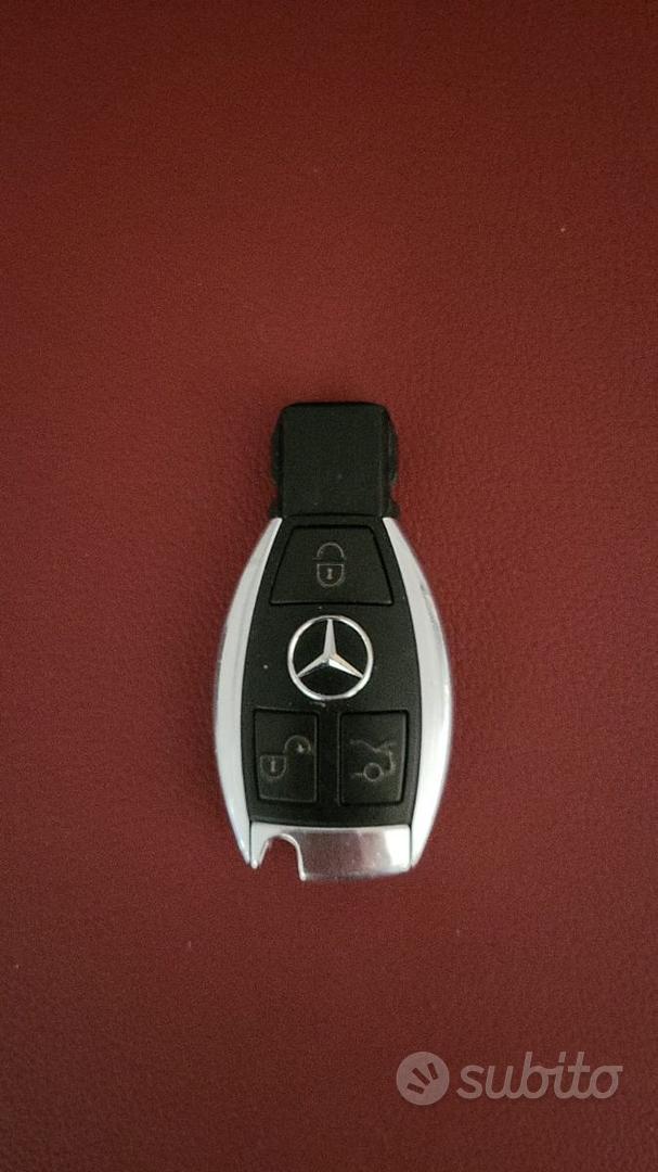 Custodia Morbida Fluorescente Per Chiave Auto Mercedes 3 Pulsanti | Cover Protettiva Smartkey Verde