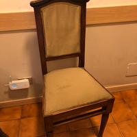 Sedia antica da restaurare