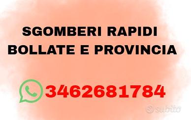 Sgomberi rapidi a Bollate e provincia
