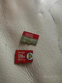 Coppia Micro SD 128 Gb e 64 gb 