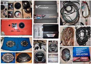 Car audio, car stereo, impianto stereo auto