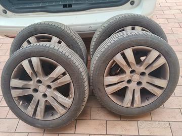 Pneumatici gomme estive Kleber 215/50/17+cerchi!!