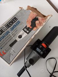 Black&Decker avvitatore cordless batteria vintage