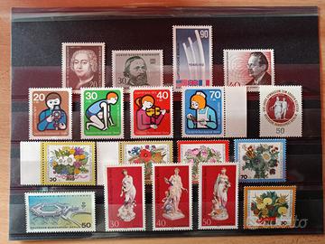 Francobolli Germania Berlino 1974 anno compl. mnh