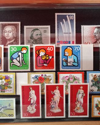 Francobolli Germania Berlino 1974 anno compl. mnh