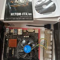 i5-6500 + Asrock H170M-ITX/ac + RX 580 8GB