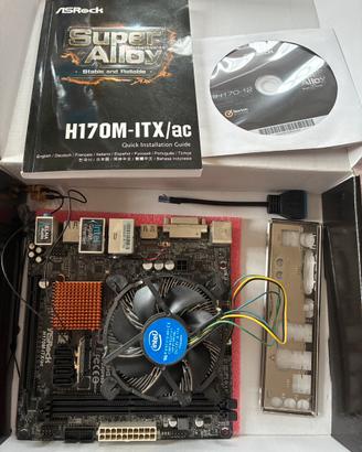 i5-6500 + Asrock H170M-ITX/ac + RX 580 8GB