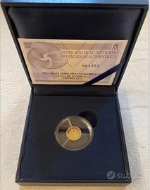 Moneta Oro 999 Spagna 20 EURO 2019 Carlo II