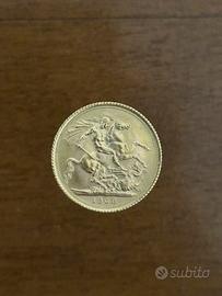 Sterlina oro 1968  perfetta