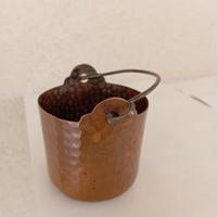 Secchiello in Rame Martellato Artigianale Vintage